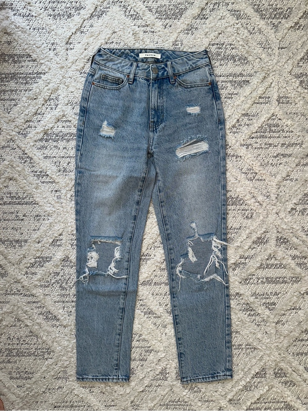 PacSun Distressed Mom Jeans